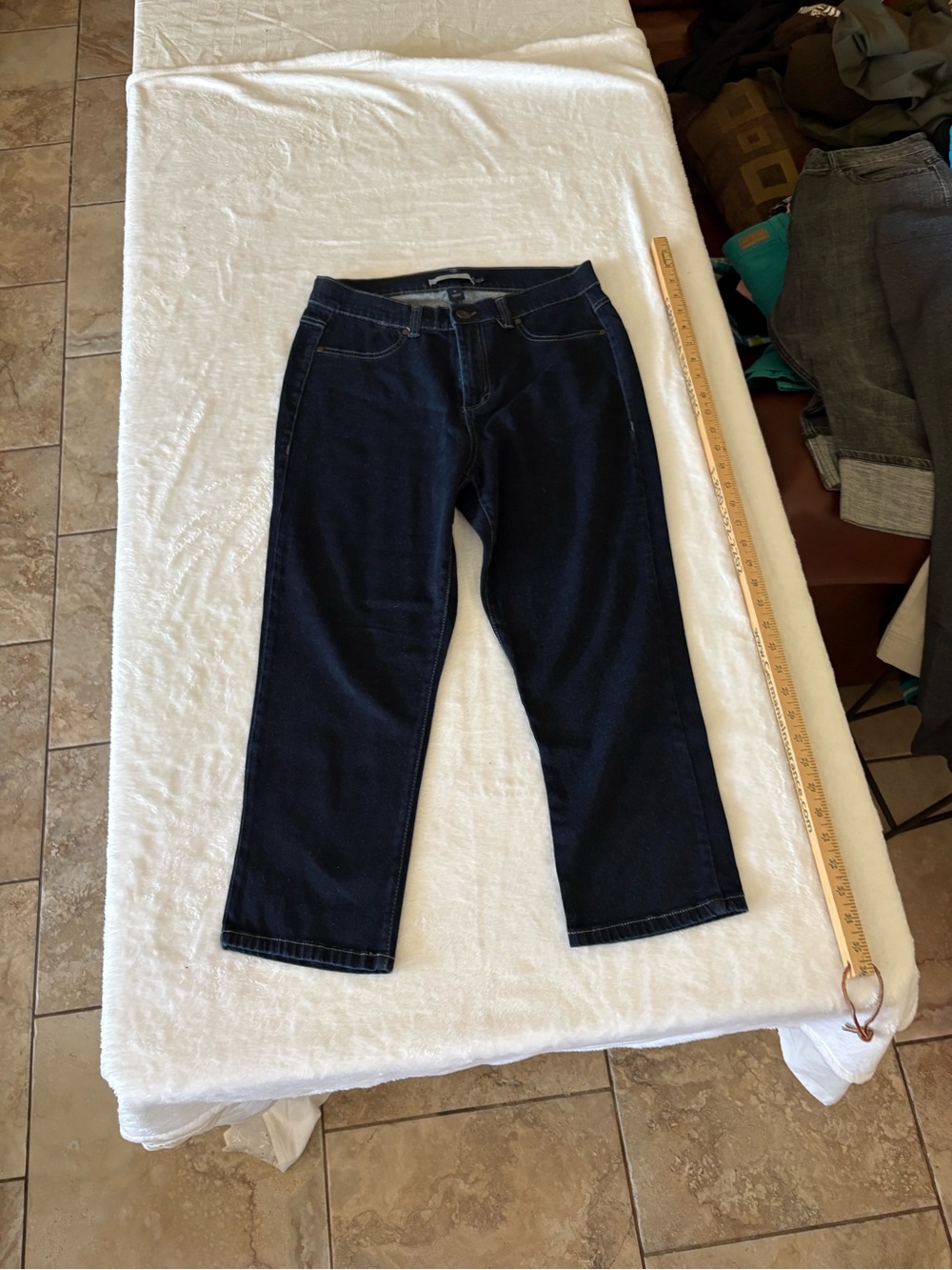 Women’s Dark Blue Straight-Leg Jeans